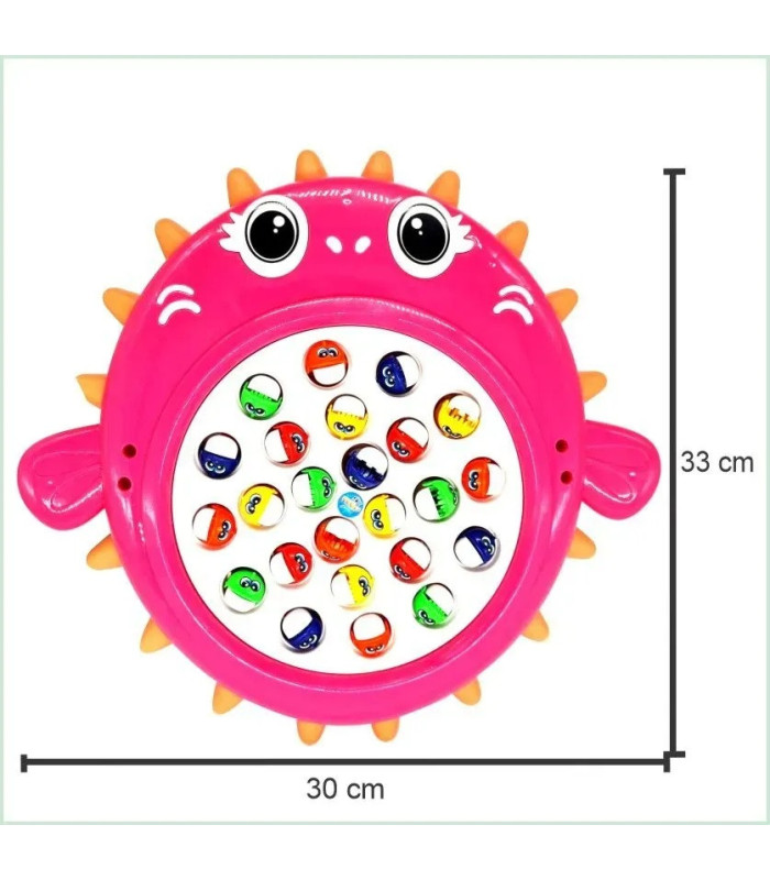 JUEGO PESCA FORMA PEZ GLOBO 6897