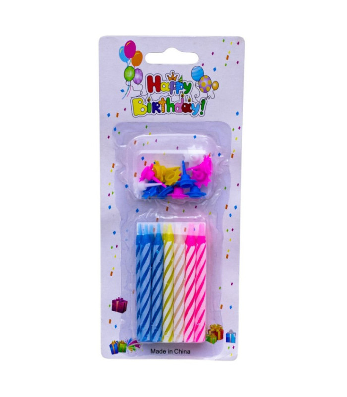 Vela colorido happy