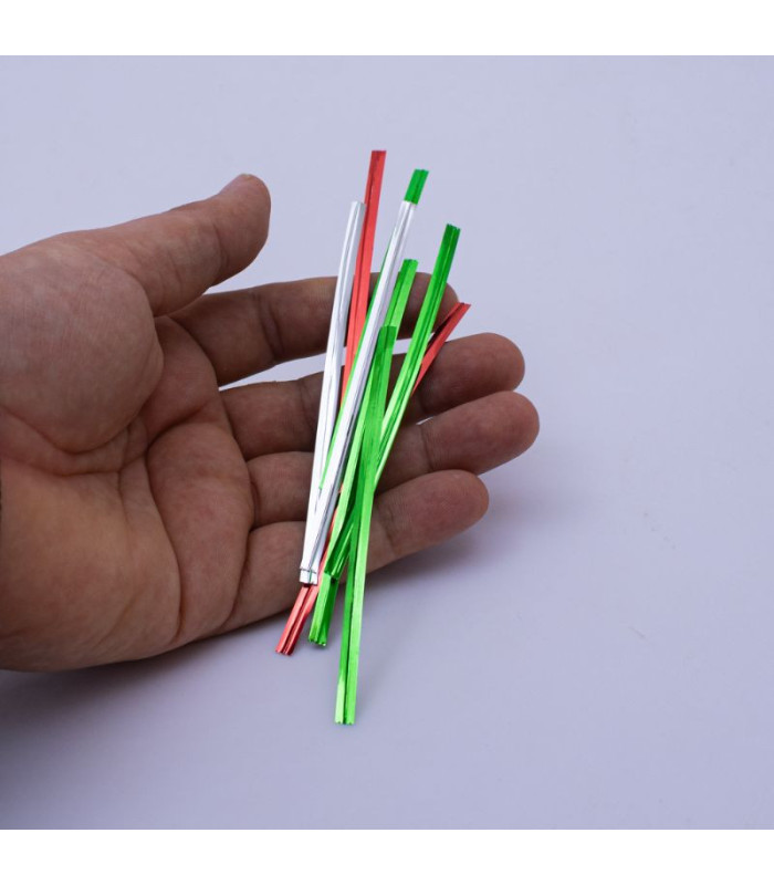 Precinto metálico de alambre 10cm