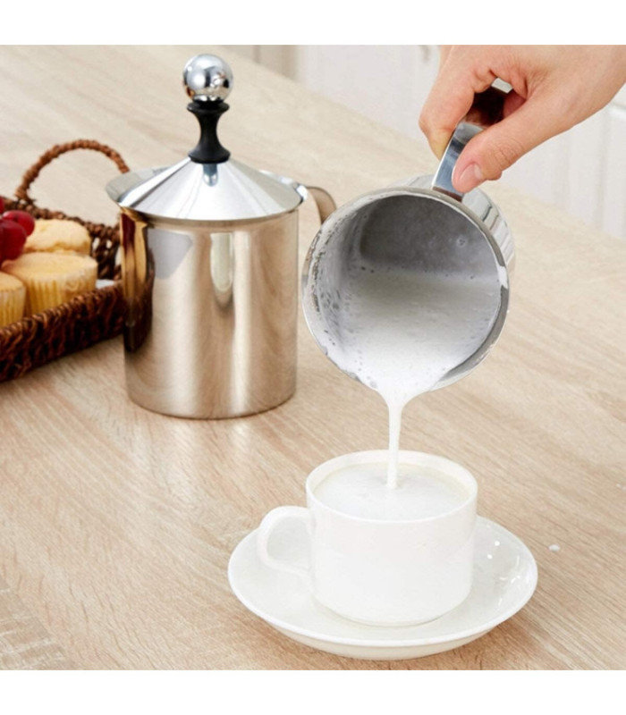 Jarra espumadora de leche inox