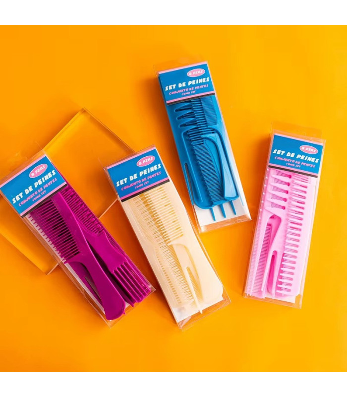 SET DE PEINE COLORIDO