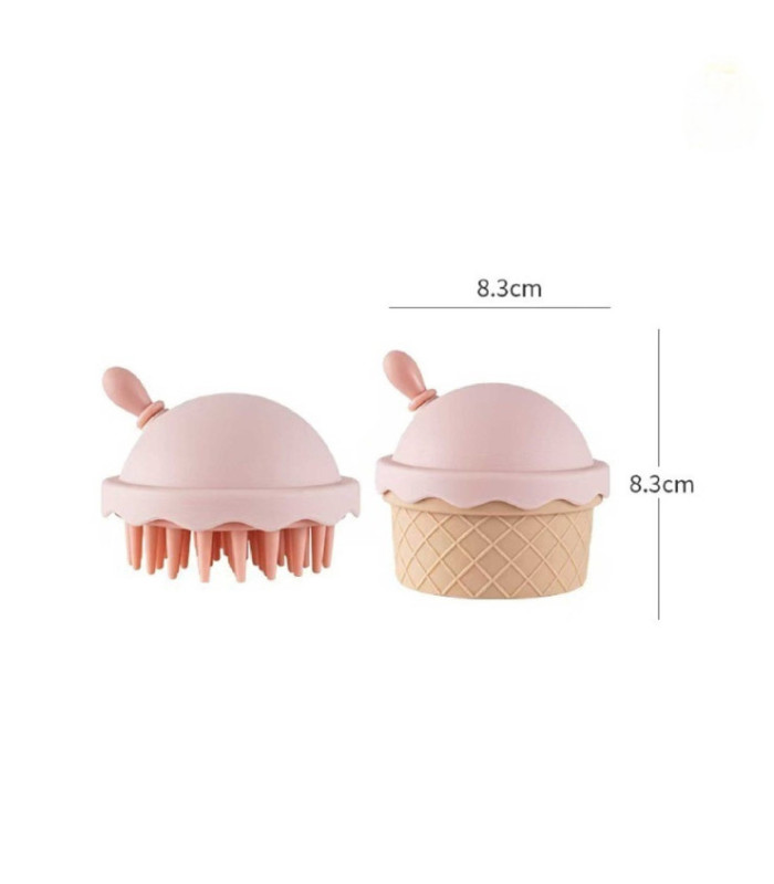 CEPILLO CERDA DE SILICONA CONO HELADO