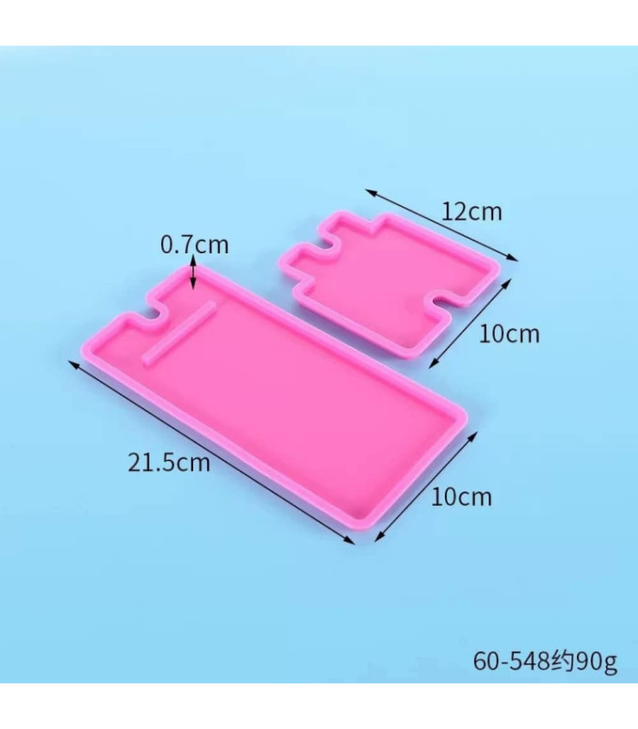 MOLDE SILICONA SOPORTE P/ CELULAR 100x215MM