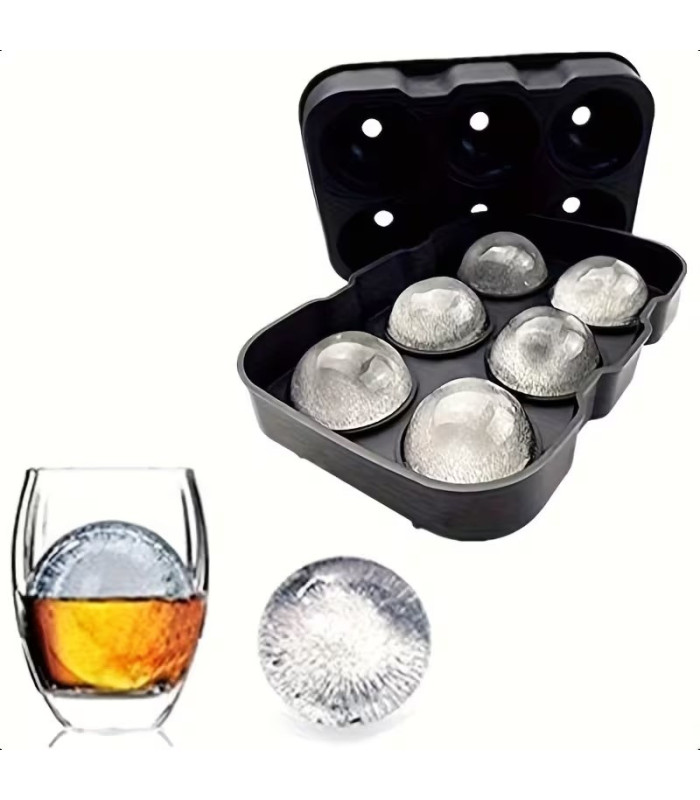 Molde de silicona esfera de 4cm 6 divisiones 18x12.5CM