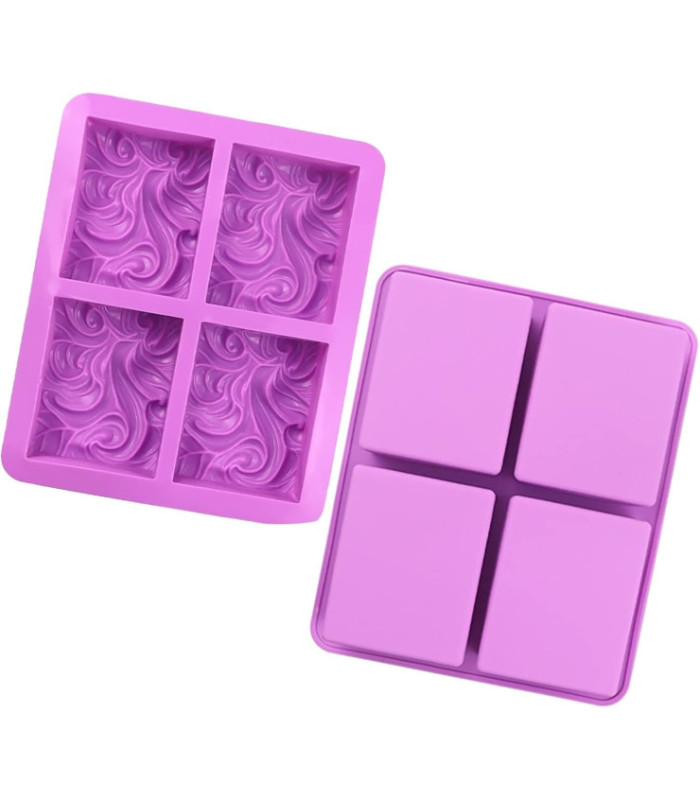 MS JABON RECTANGULAR 4 DIV 17.1x14.5CM