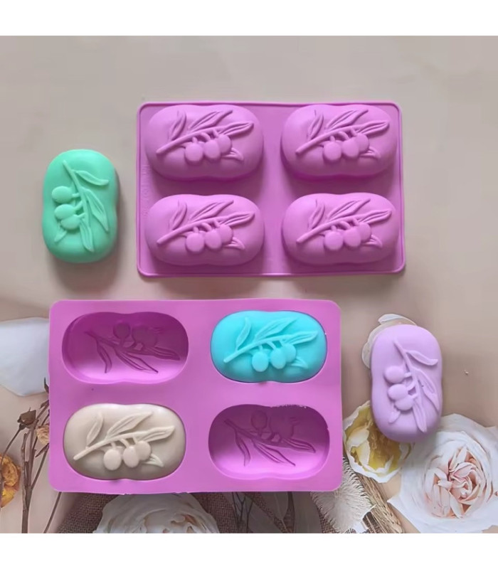 MS JABON OVALADO 4 DIV 20x13CM