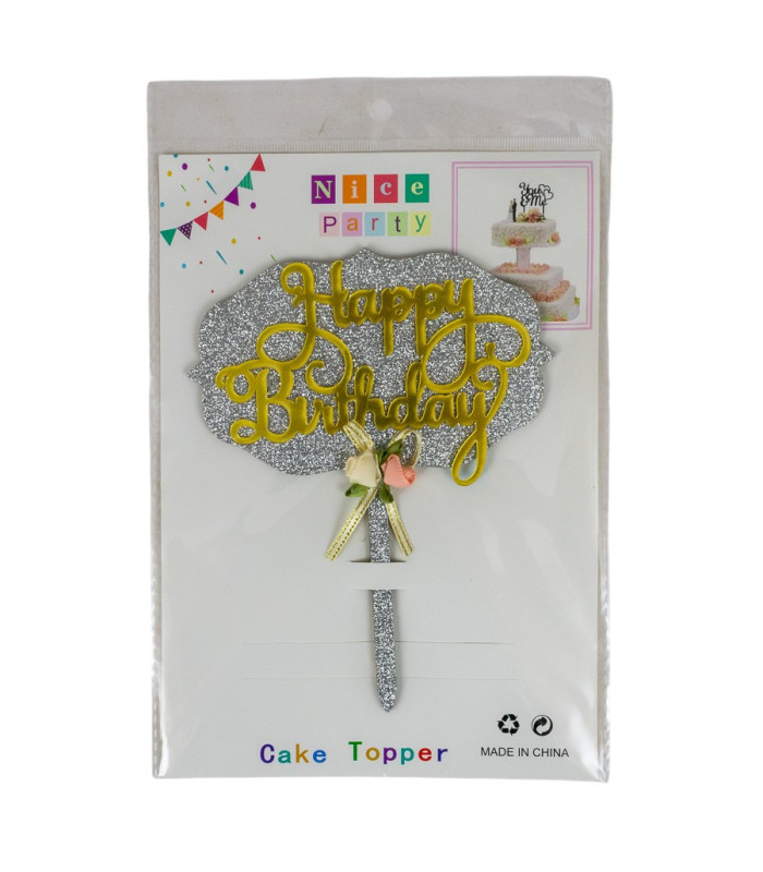 TOPPER HAPPY BIRTHDAY MADERA