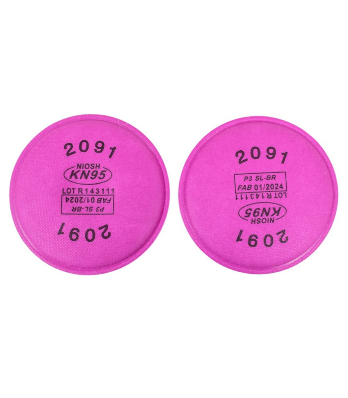 FILTRO PARA MASCARA CLASE 2091 KN95 2PC