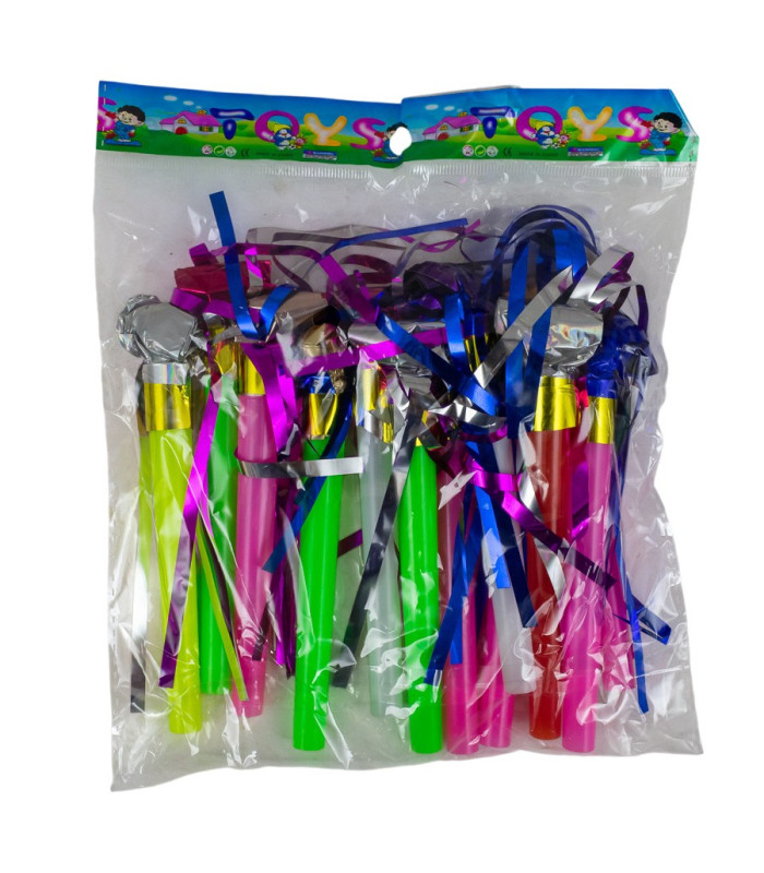 Silbato cumpleano espantasuegra 12pc