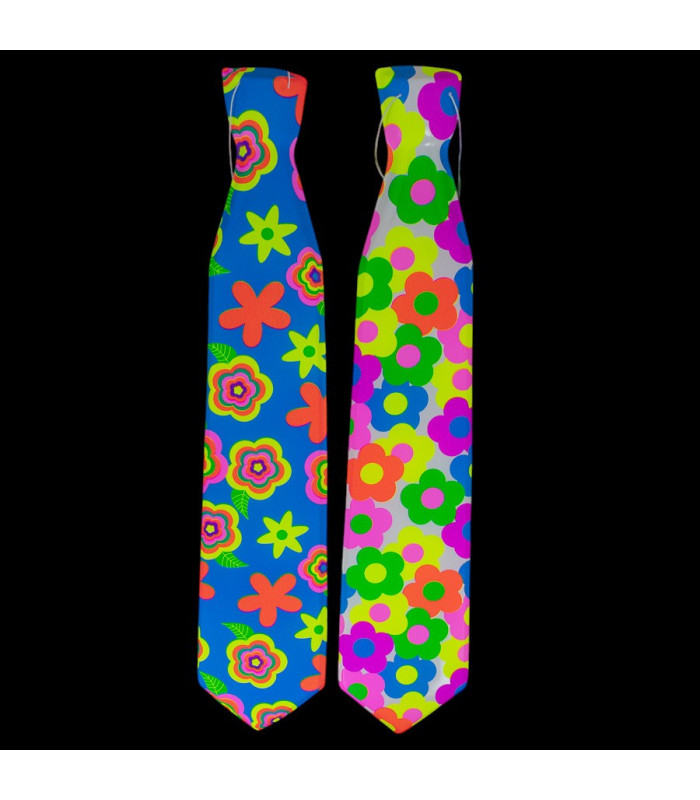 CORBATA PLASTICA DE COTILLON 6PCS