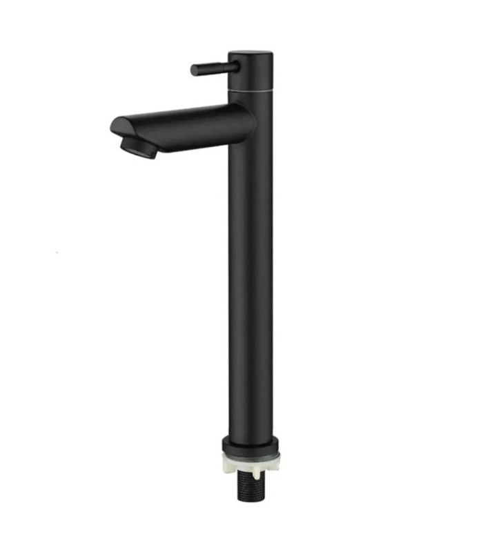 GRIFO LAVATORIO ALTO FRIOW-39-1 30CM NEGRO TESO