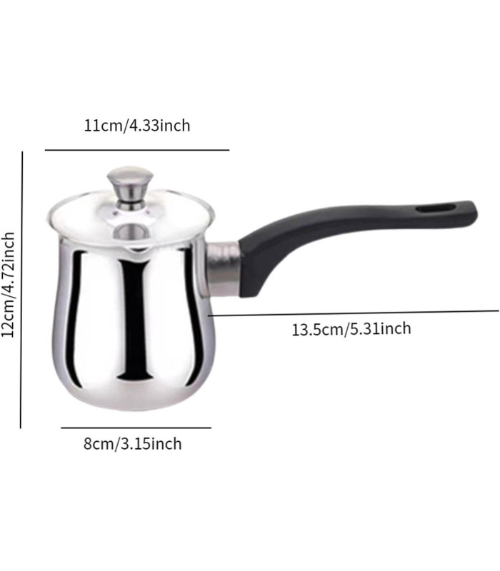 PAVA INOX CON MANIJA
