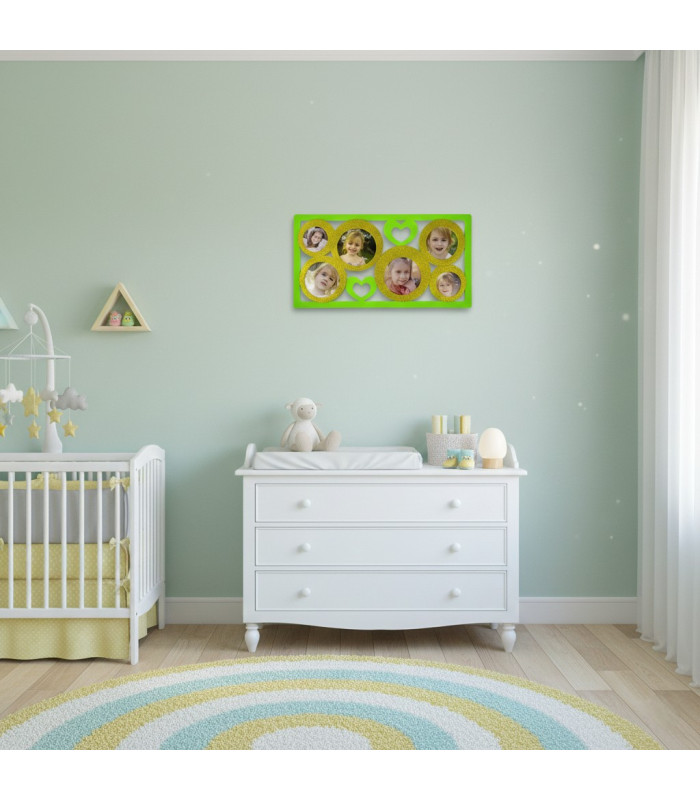 Porta retrato de goma eva surtido 30x63cm