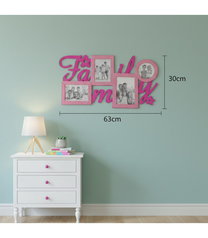 Porta retrato de goma eva surtido 30x63cm