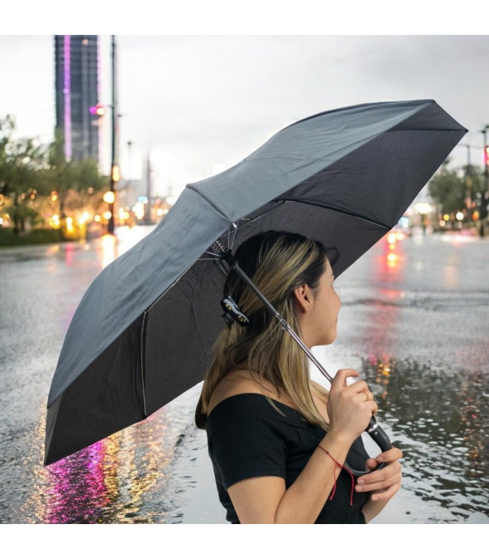 Paragua con mango curvado