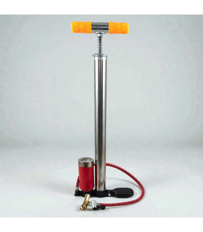 INFLADOR METALICO DE PIE CON BOMBA