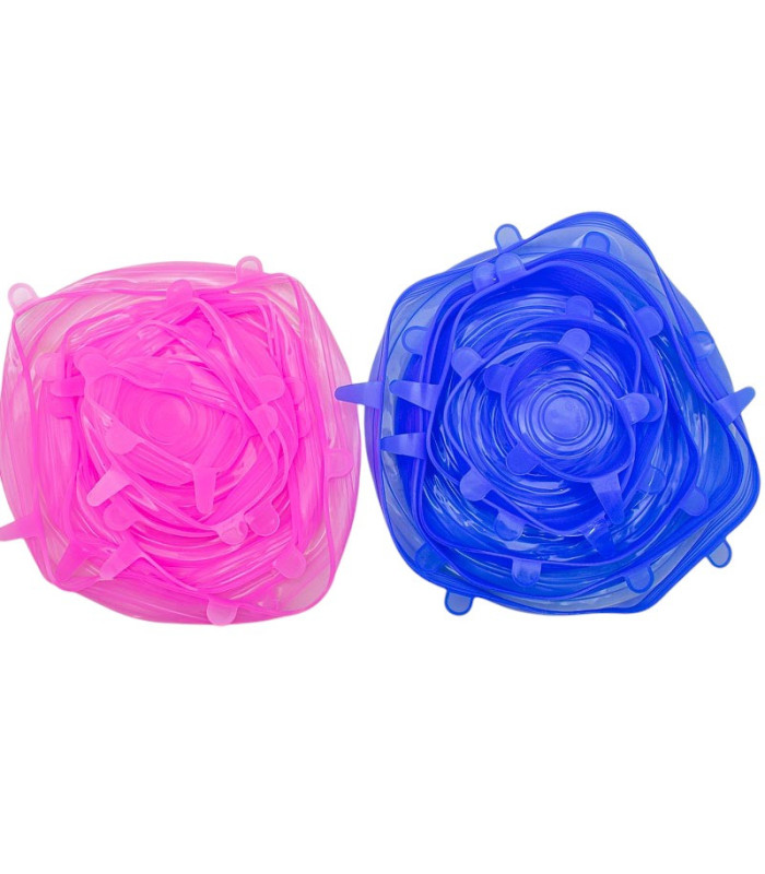 Tapas de silicona para alimentos 6pc 120g