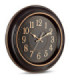 Reloj de pared borde dorado 45x45x5.2cm