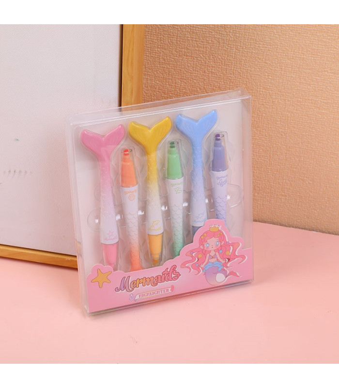 RESALTADOR COLA SIRENA 6PCS