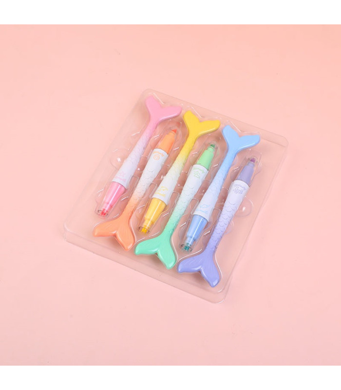 RESALTADOR COLA SIRENA 6PCS