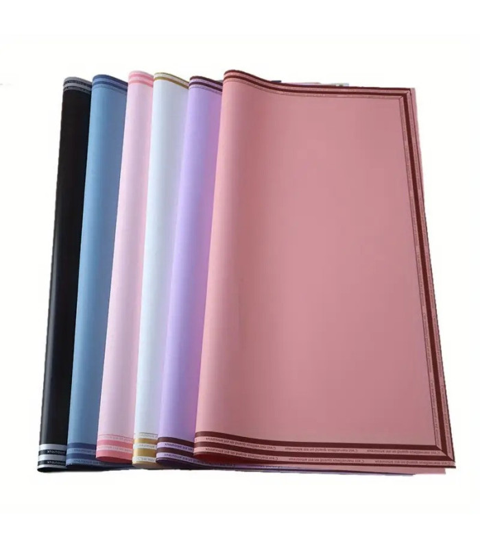 PAPEL COREANO BORDE LETRA FRANCESA 57CM 20PCS