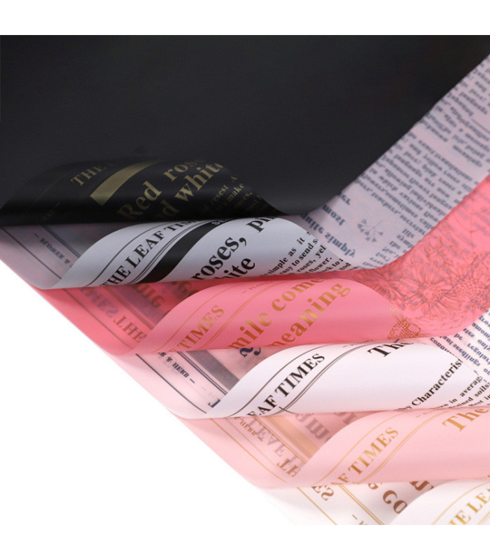 PAPEL COREANO PERIODICO VINTAGE 57CM 20PCS