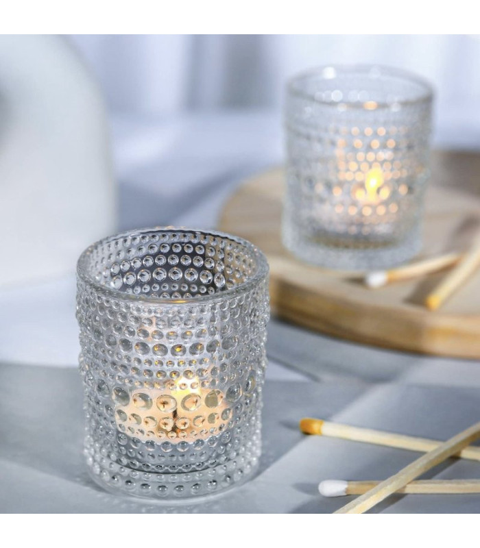 FRASCO CILINDRICO TEXTURIZADO 6.5x5.3CM