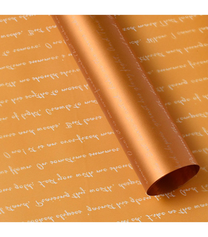 PAPEL COREANO ESTAMPADO LETRA 57CM 20PCS