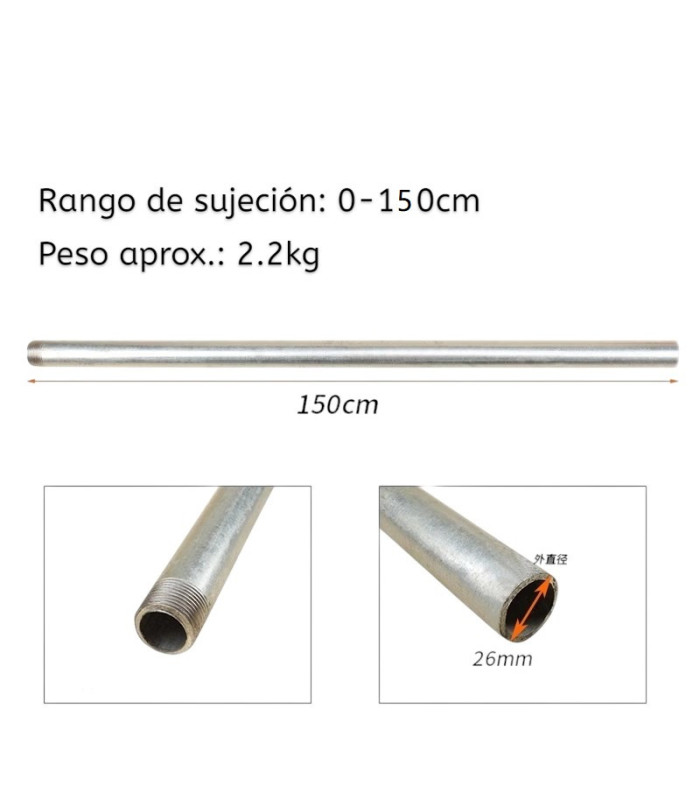 TUBO GALV 3/4 1.5M PARA PRENSA