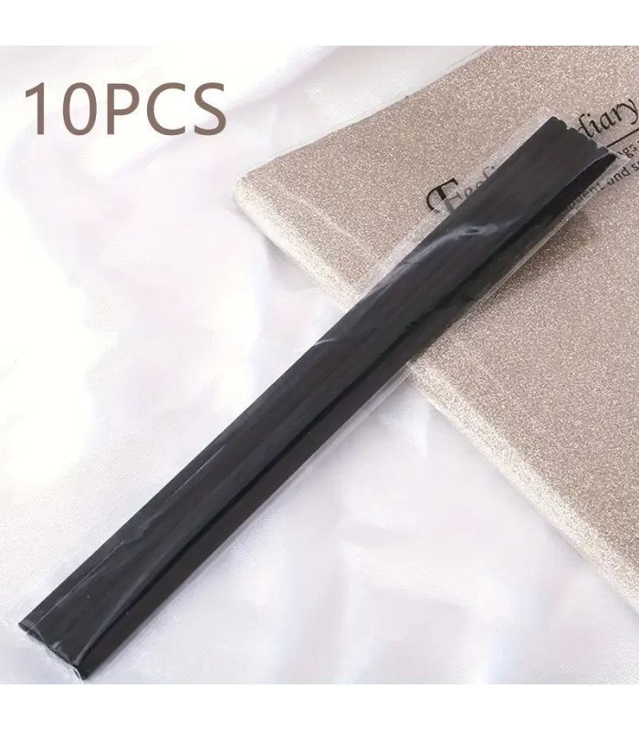 VARILLA DIFUSORA FIBRA NEGRO 18CM 10PCS