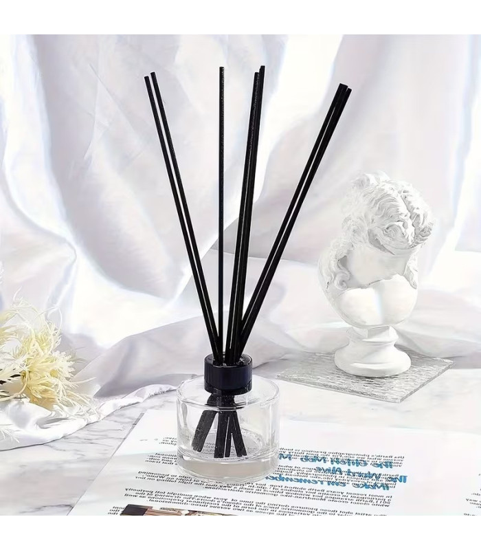 VARILLA DIFUSORA FIBRA NEGRO 18CM 10PCS