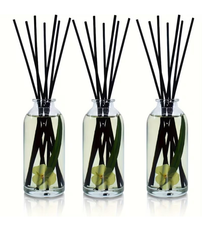 VARILLA DIFUSORA FIBRA NEGRO 18CM 10PCS