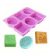 MOLDE SILICONA P/JABON 6 DIVISIONES HOJA 22.5x1