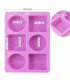 MOLDE SILICONA P/JABON 6 DIVISIONES HOJA 22.5x1