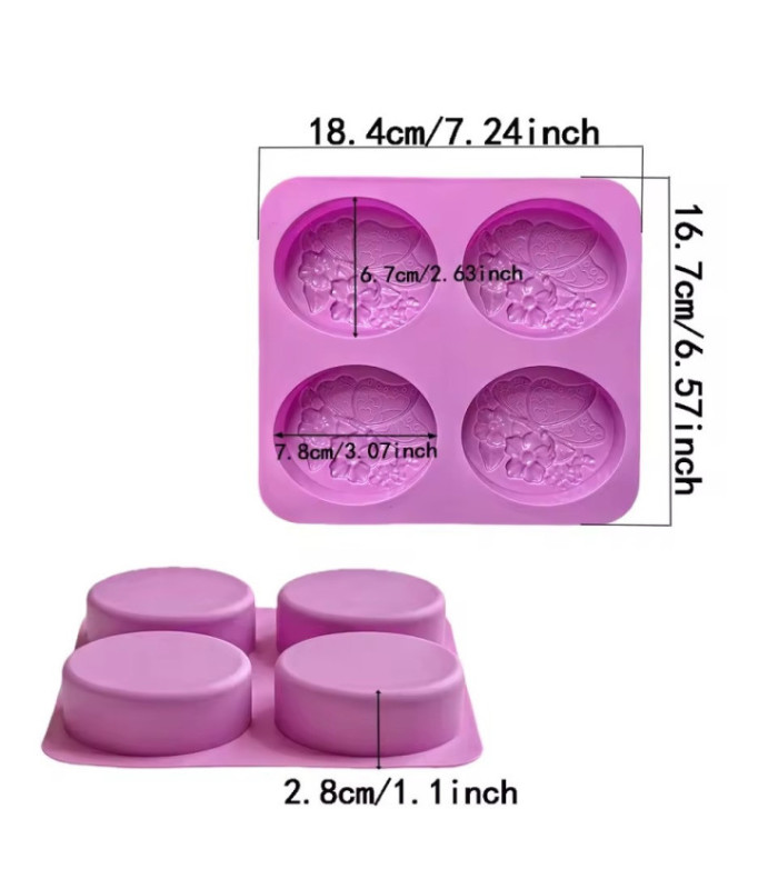 MS JABON CIRCULAR 4DIV 18x16.5CM