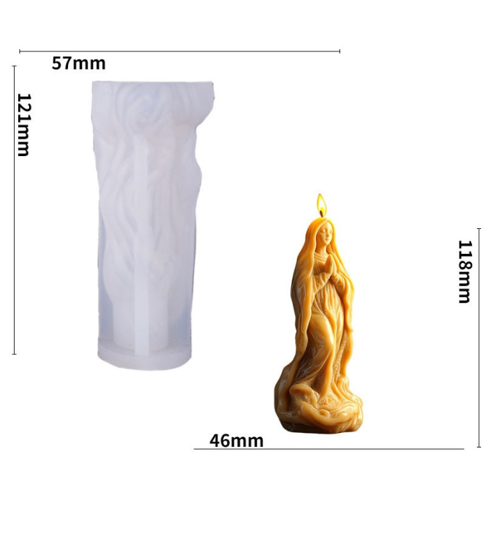 MS VIRGEN CUERPO COMPLETO 57x121MM