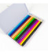 Lapiz de color caja de metal 12 piezas