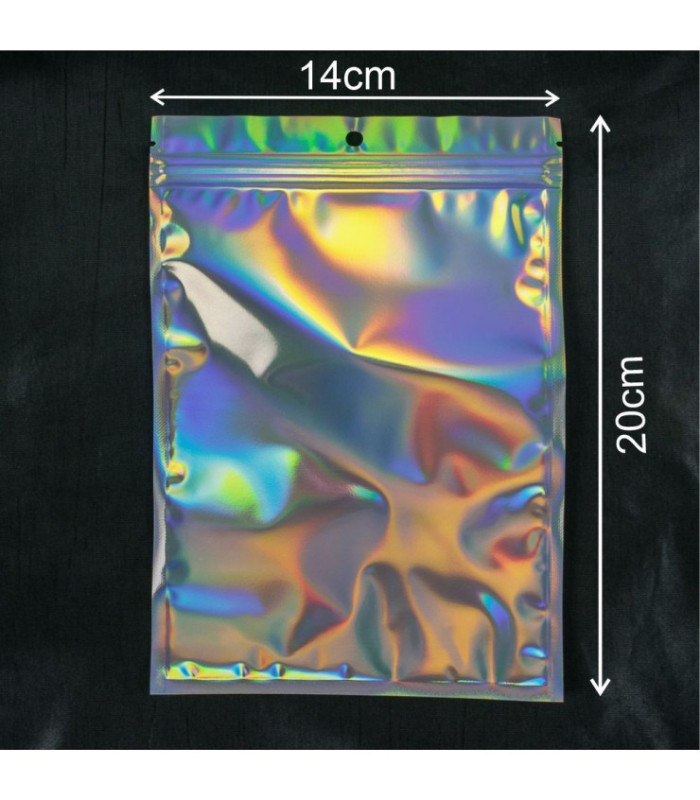 BOLSITA DOYPACK HOLOGRAFICA 20x14CM 30PCS