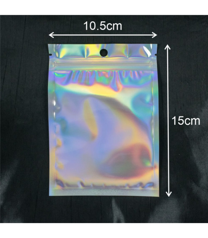 BOLSITA DOYPACK HOLOGRAFICA 15x10.5CM 30PCS