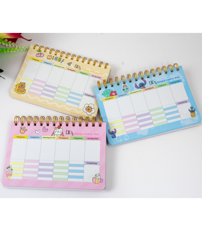 ANOTADOR CON PLANIFICADOR SEMANAL 19x3CM