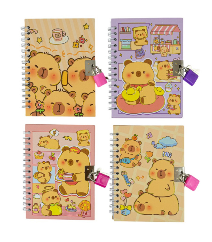 DIARIO PERSONAL CON CANDADO A6