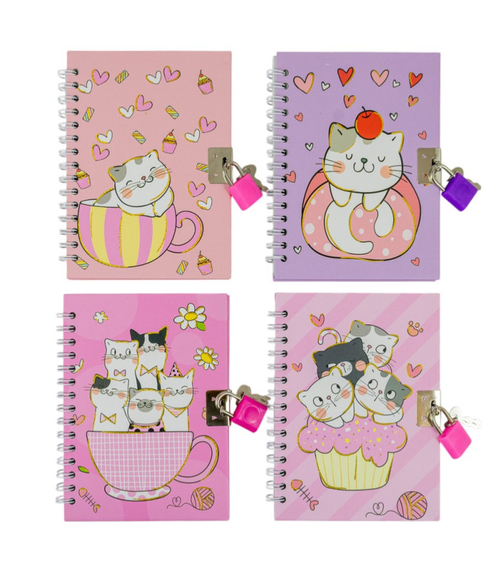 DIARIO PERSONAL CON CANDADO A6