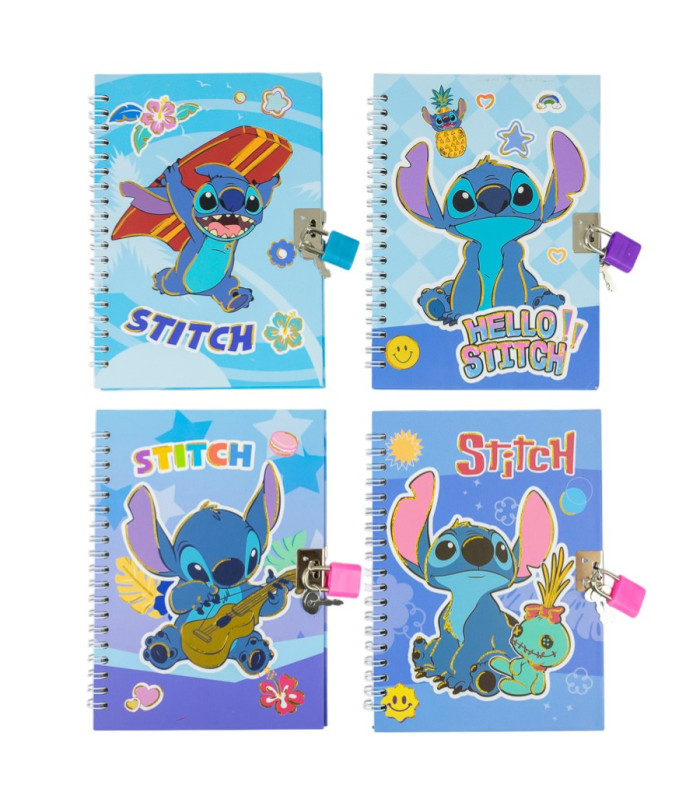 Diario personal con candado 18x13.5cm