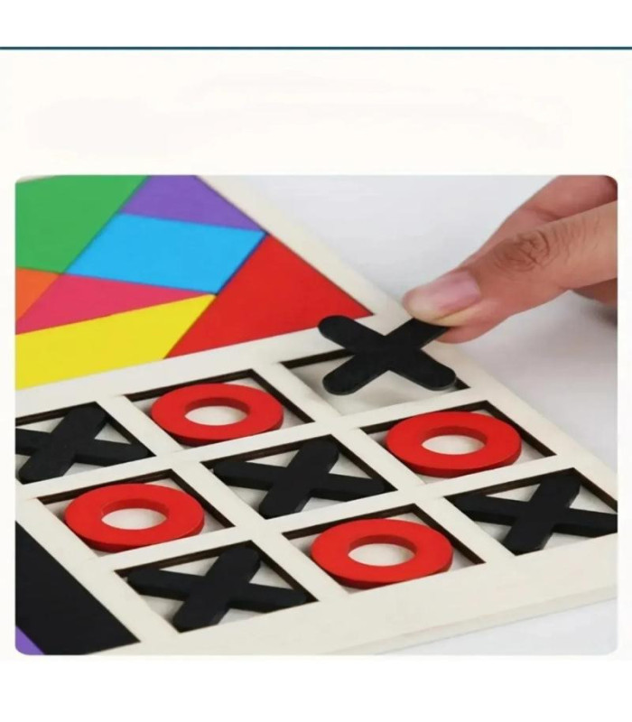 TABLERO 3 JUEGOS EN 1 22.5x22.5CM
