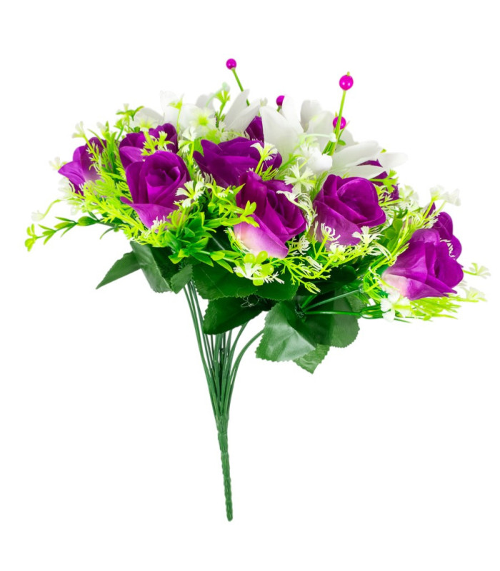 FLOR ROSA SURTIDO 18CABEZA