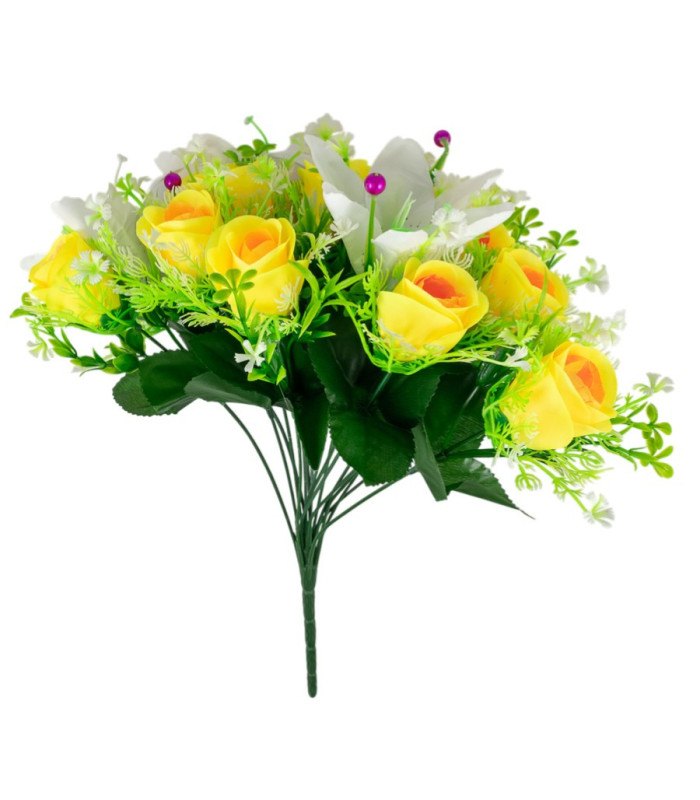 FLOR ROSA SURTIDO 18CABEZA