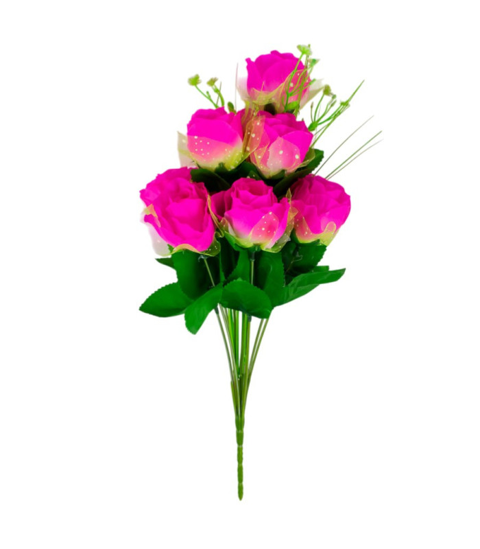 FLOR CON TUL 10 CABEZA