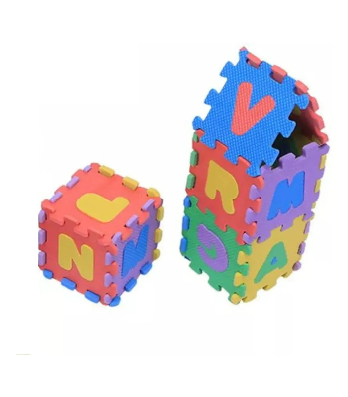 ALFOMBRA GOMA EVA CON NUMERO 6PC 32x22CM