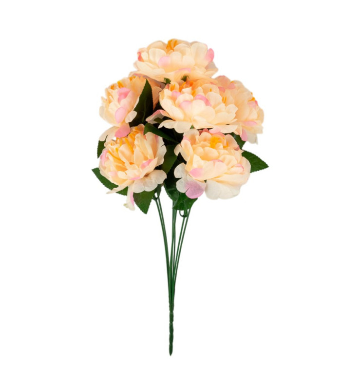 FLOR PEONIA 7 CABEZA