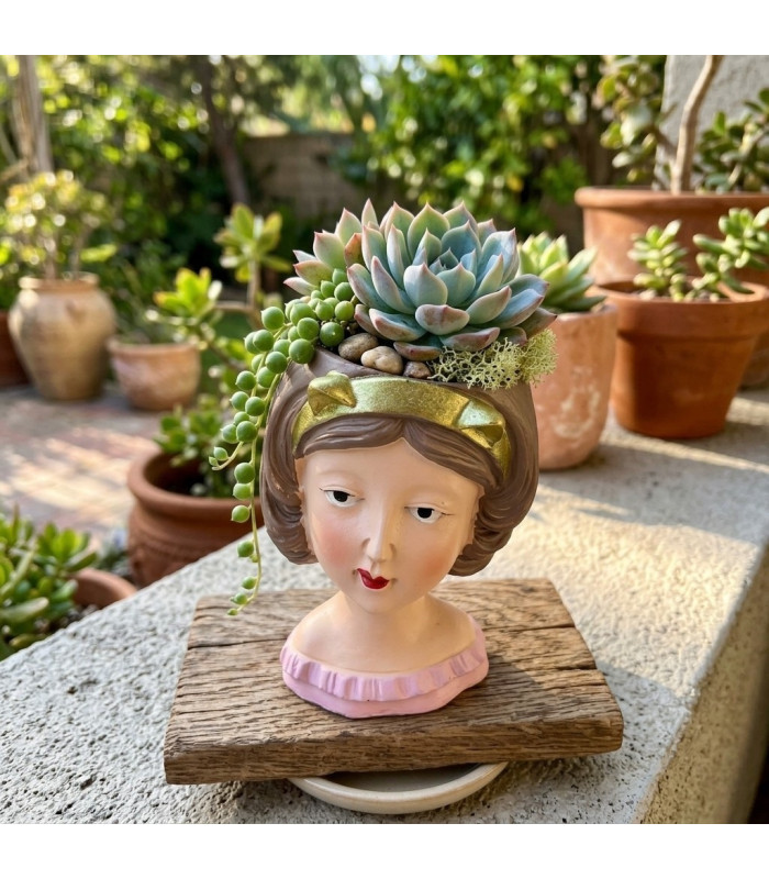 Maceta diseño mujer 11cm